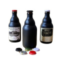 Wholesale Top Quality Pot-Bellied Glass Beer Bottle with Tin Lid